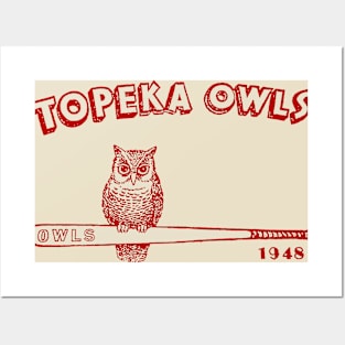 Topeka Owls 1948 Posters and Art